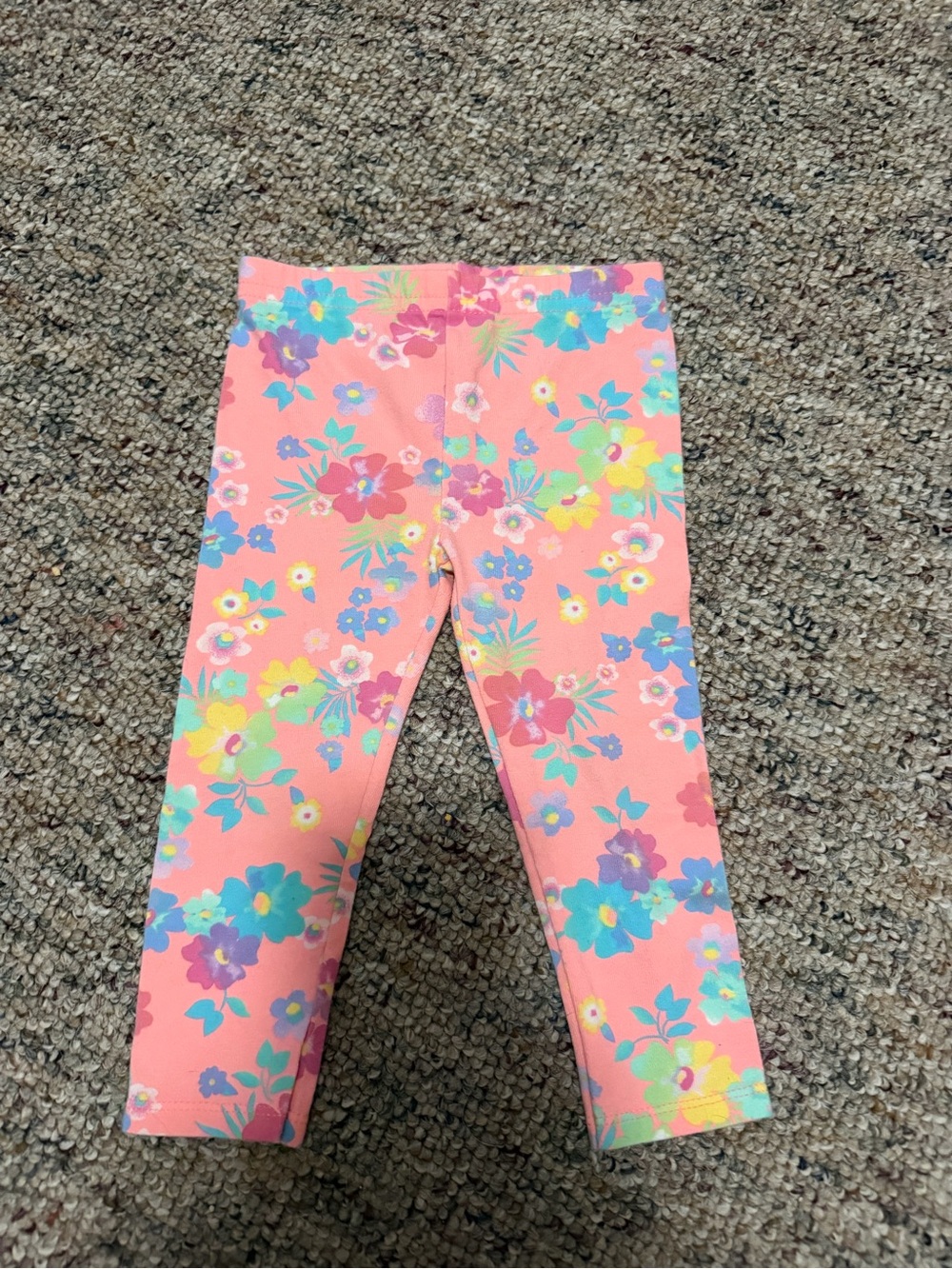 Garanimals Pink Floral Print Stretch Leggings
